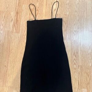 Zara Black Spaghetti Strap Dress